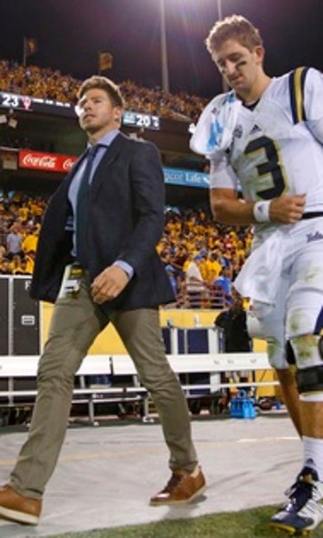 UCLA coach Mora hopeful QB Rosen can play at Washington St